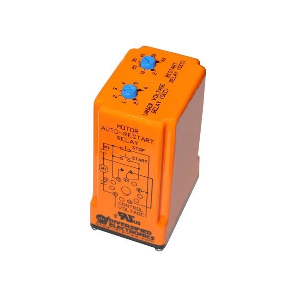 MAR Series Motor Auto-Restart Relay, Diversified, Mfr#: MAR120ABAD